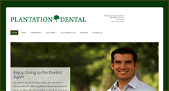 Desktop Screenshot of plantationdentaloffice.com